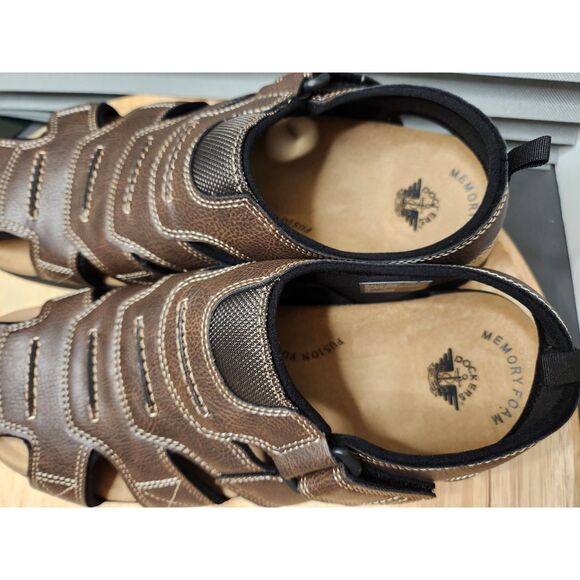 Dockers Seaboard Sandals Men’s 13 Brown Memory Foam NWB - Picture 3 of 8